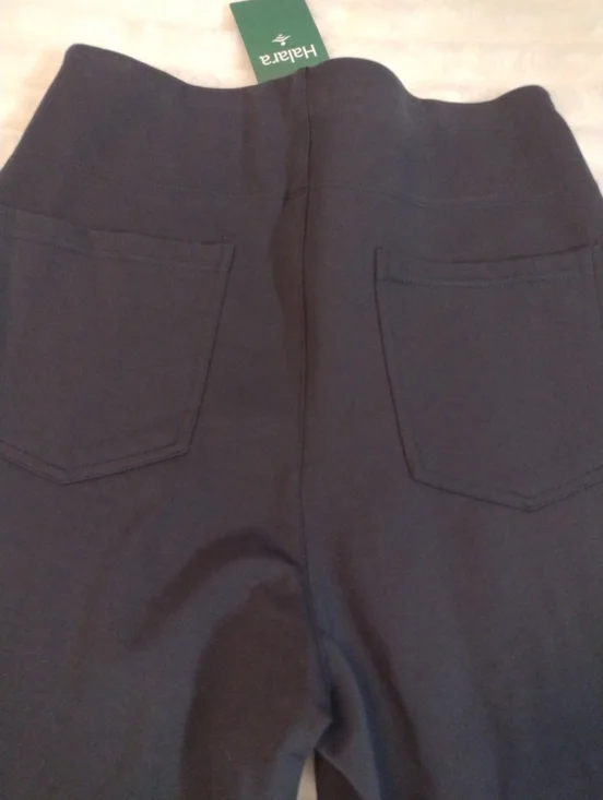 New Halara Athleisure Pants Women Med High Waist Back Pockets Bootcut Black NWT - Picture 10 of 11